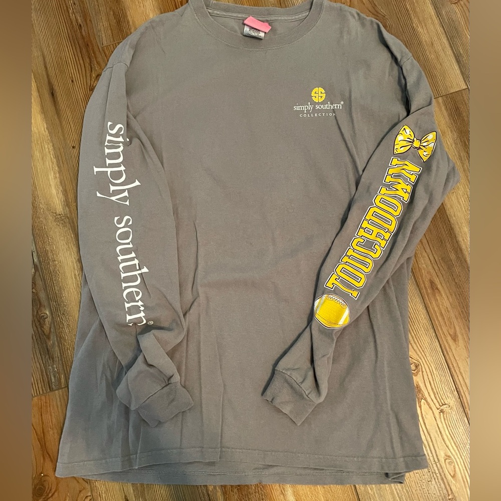 Large Simply Southern long sleeve Tshirt.